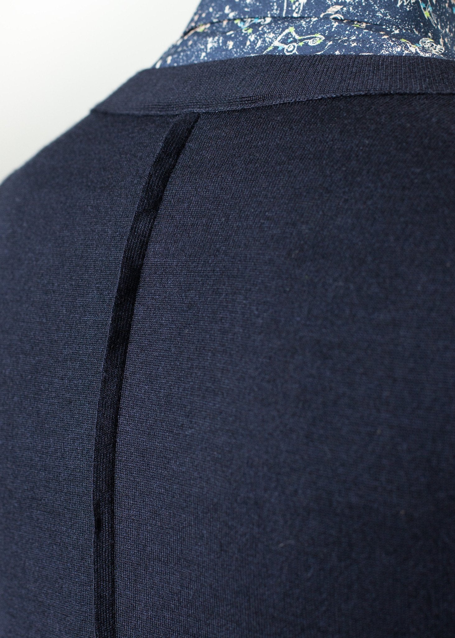 Basic Gilet in Navy Mauro Grifoni