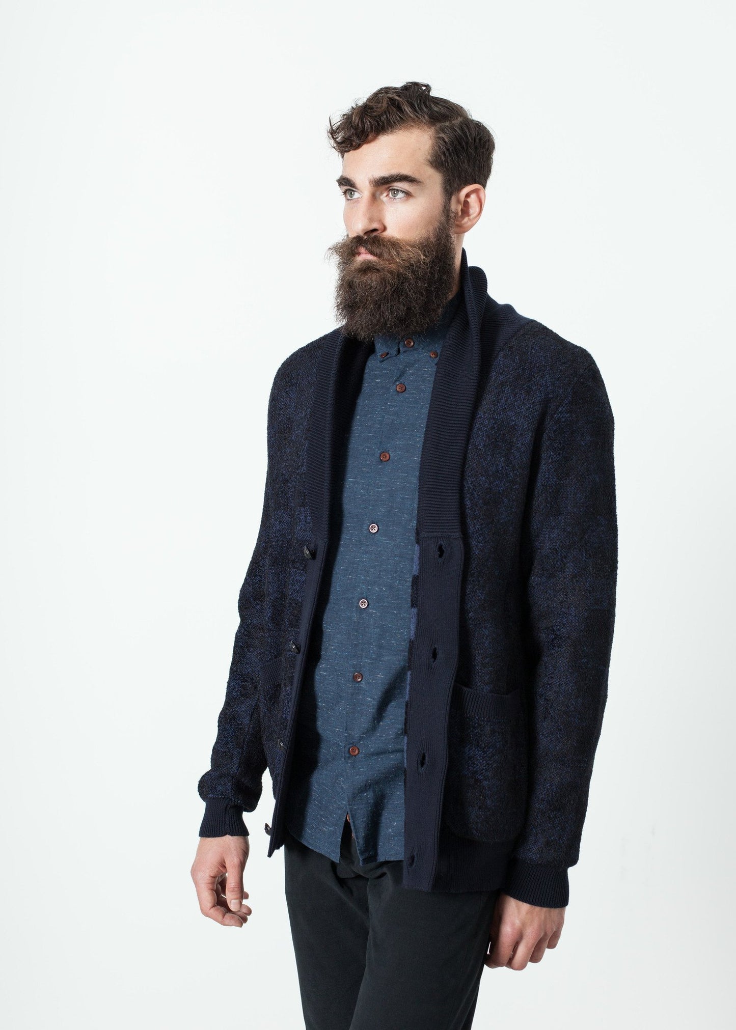 Giacca Madras Cardigan Mauro Grifoni
