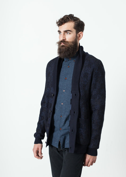 Giacca Madras Cardigan Mauro Grifoni