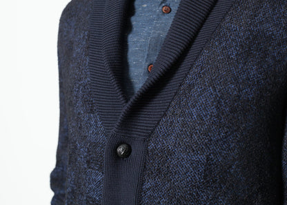 Giacca Madras Cardigan Mauro Grifoni