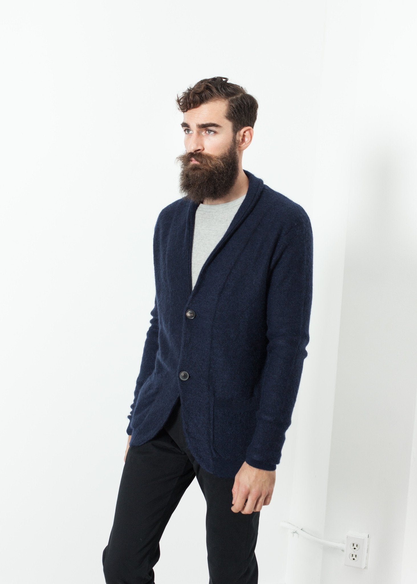 Giacca Mohair Cardigan Mauro Grifoni