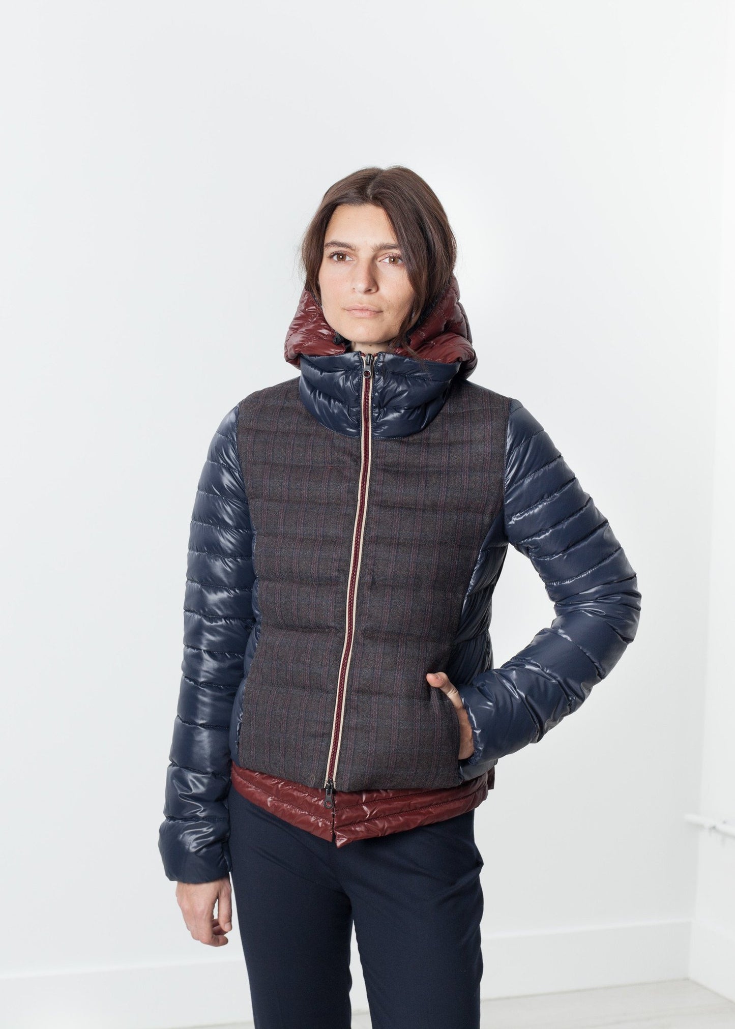 Cinosura Coat in Navy Duvetica
