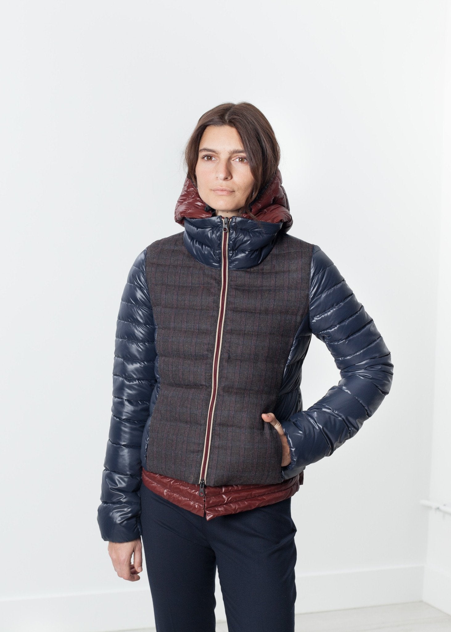 Cinosura Coat in Navy Duvetica