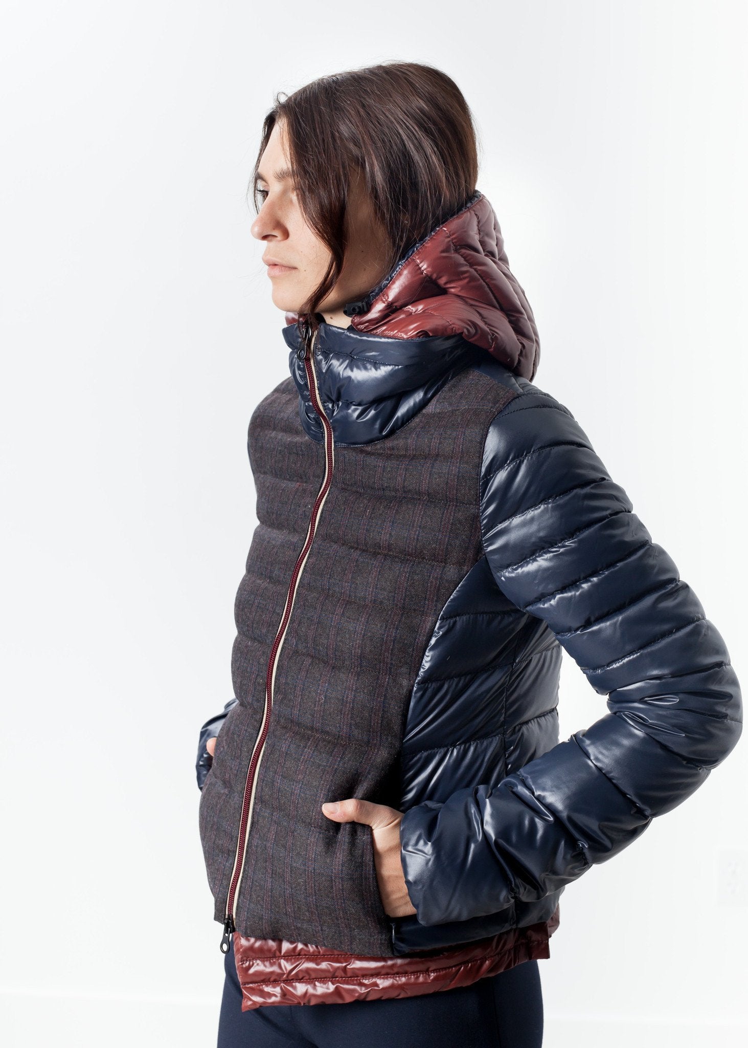Cinosura Coat in Navy Duvetica