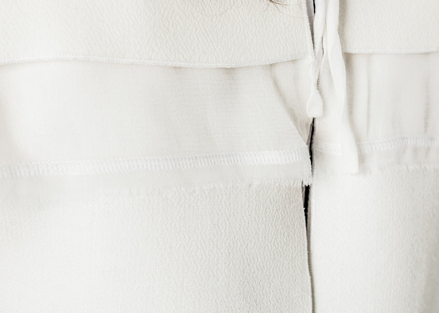 Layered Contrast Dress in Cream/Black Amelia Toro