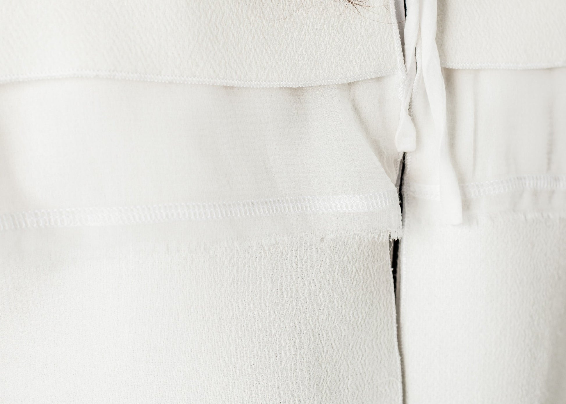 Layered Contrast Dress in Cream/Black Amelia Toro