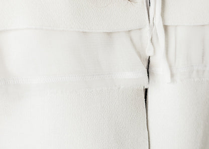 Layered Contrast Dress in Cream/Black Amelia Toro