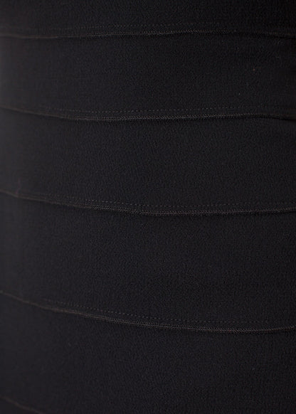 Asymmetric Dress in Black Amelia Toro