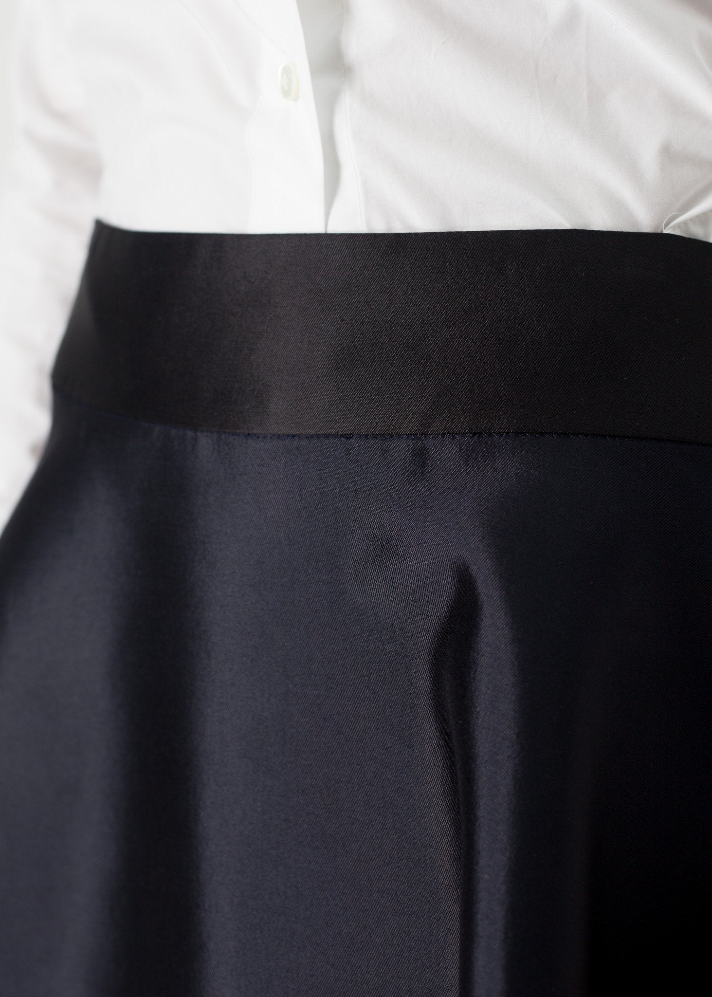 Circle Skirt in Navy Harvey Faircloth