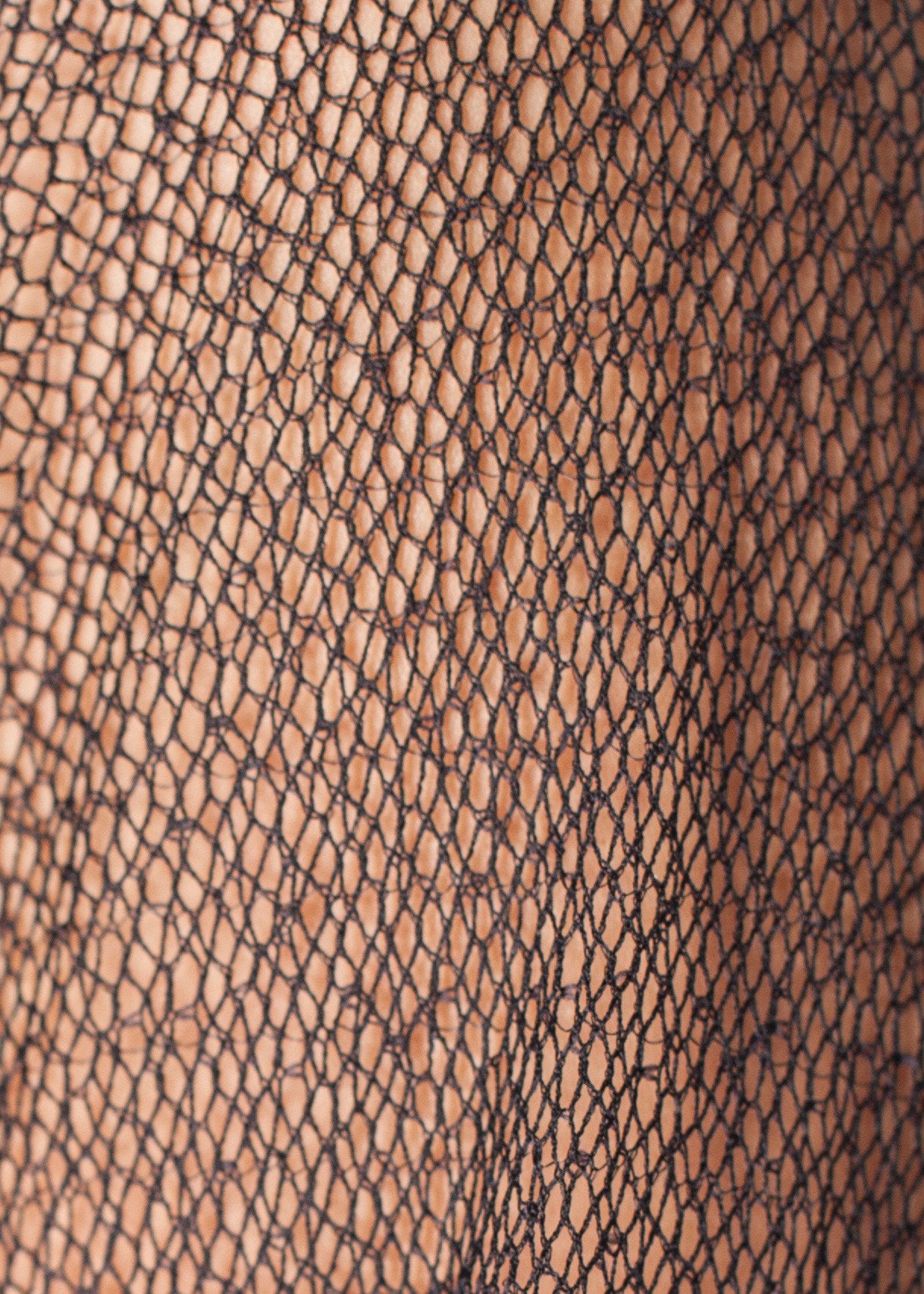 Net Dress in Black Maria Calderara