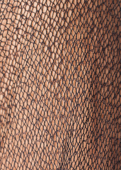 Net Dress in Black Maria Calderara