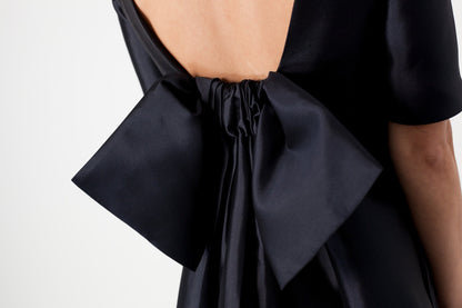 Tie Dress in Navy Harvey Faircloth