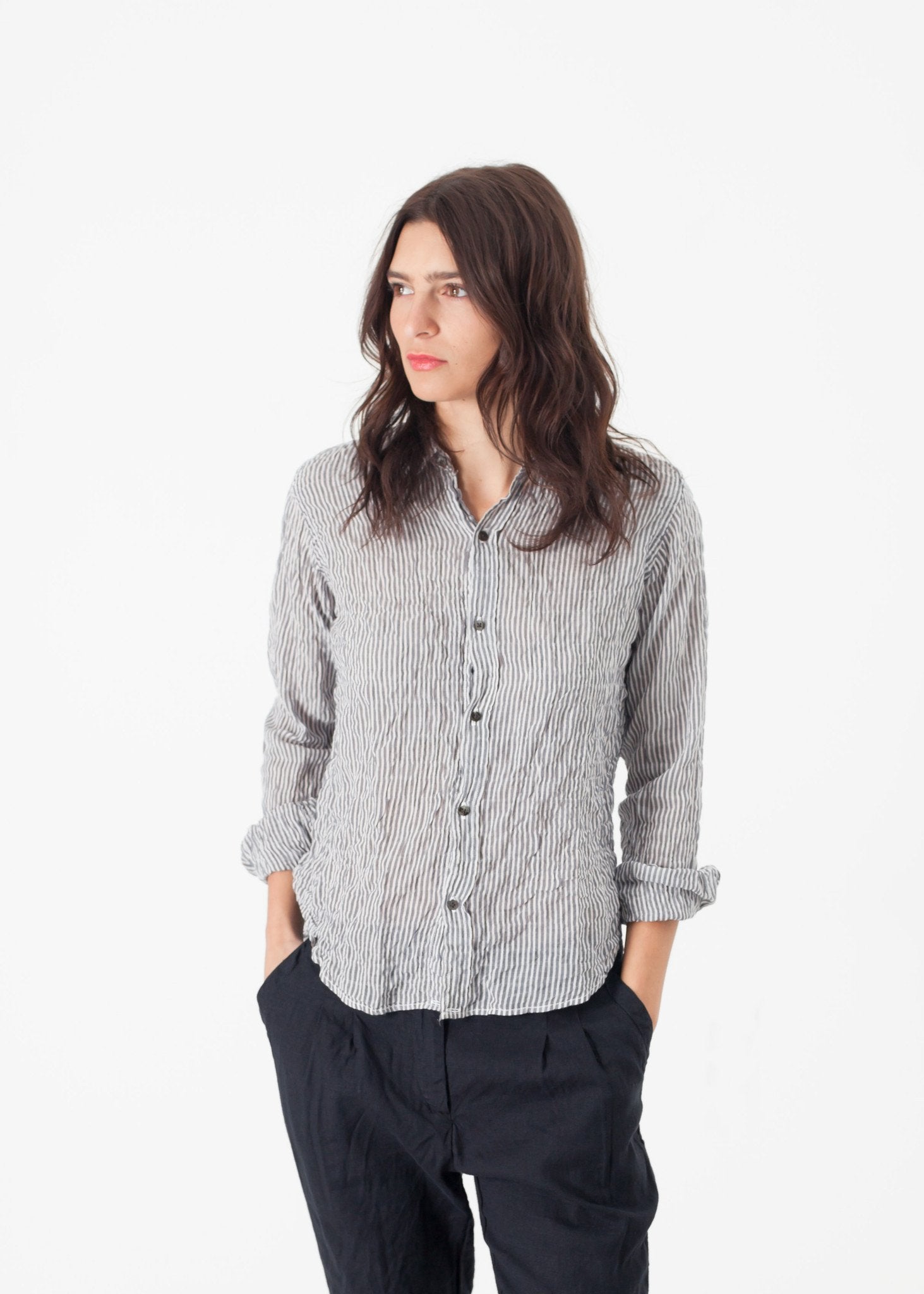 Boy Shirt in Pin Pip-Squeak Chapeau