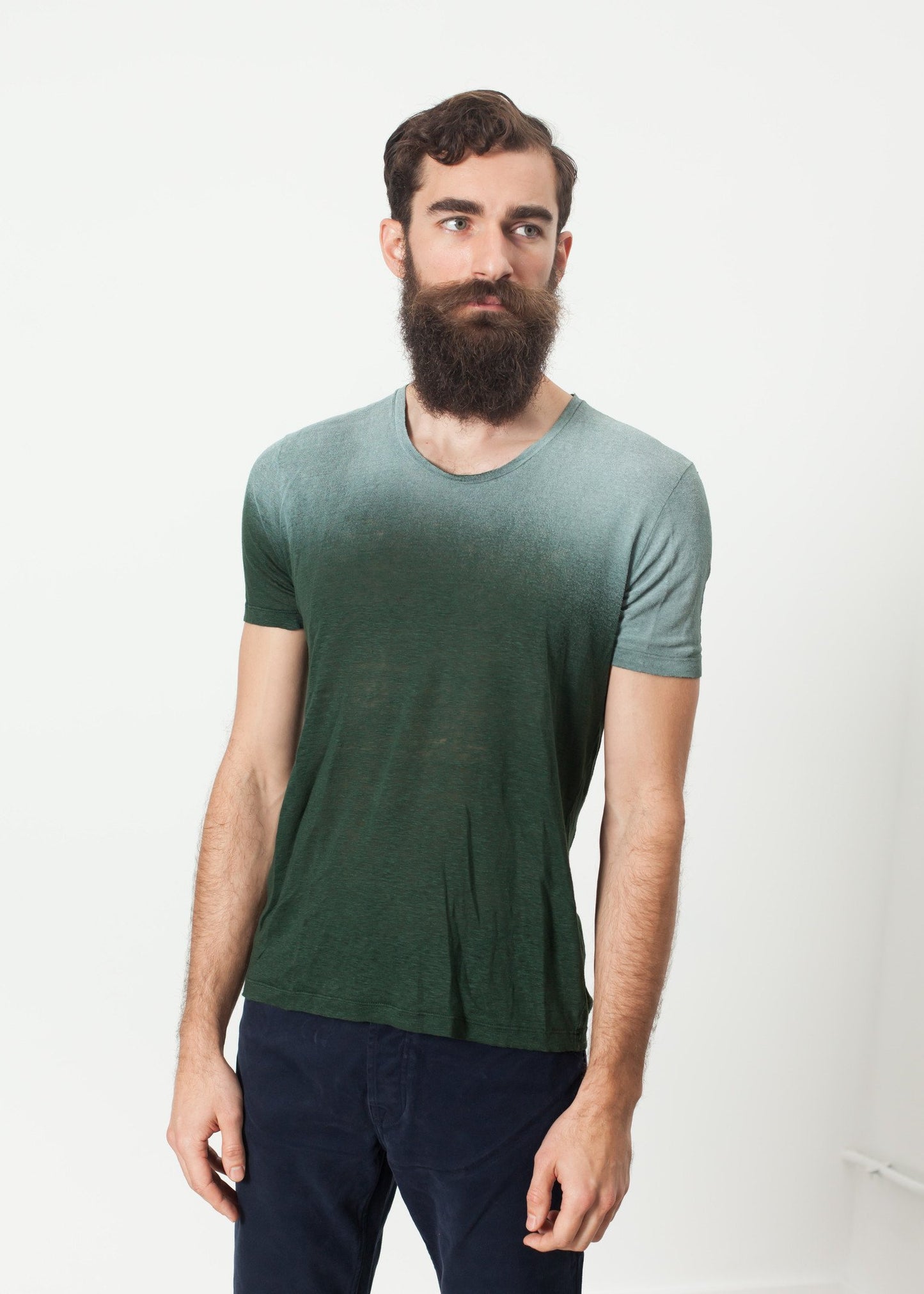 Overprint T-Shirt in Green Avant Toi
