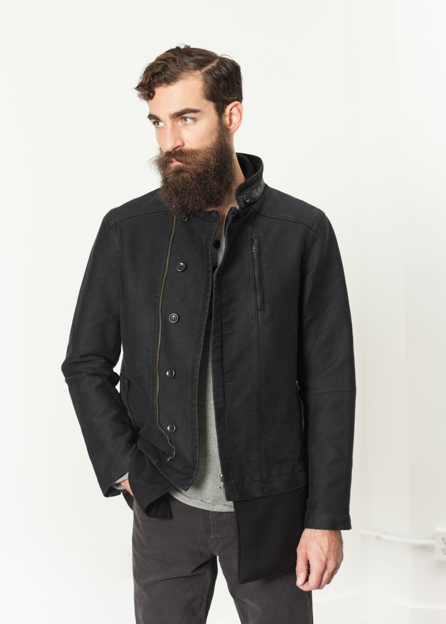 Morten Jacket in Black Hannes Roether