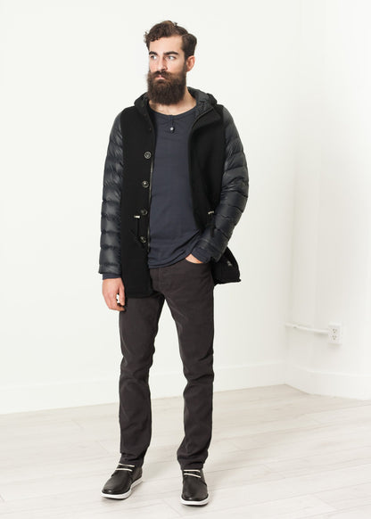 Hooded Parka in Black Esemplare