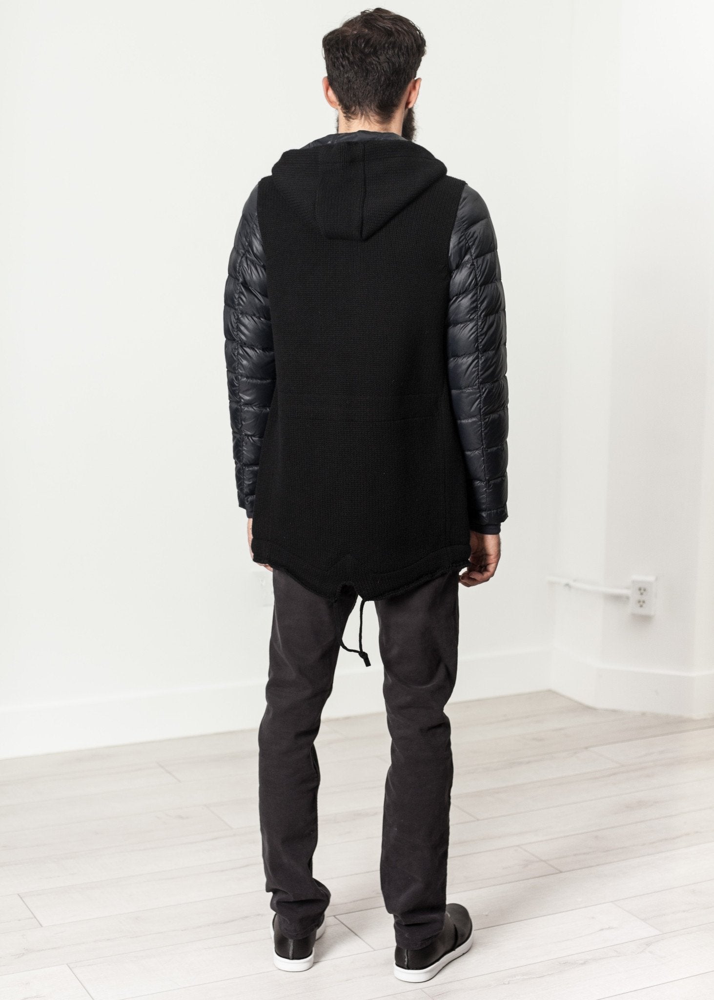 Hooded Parka in Black Esemplare