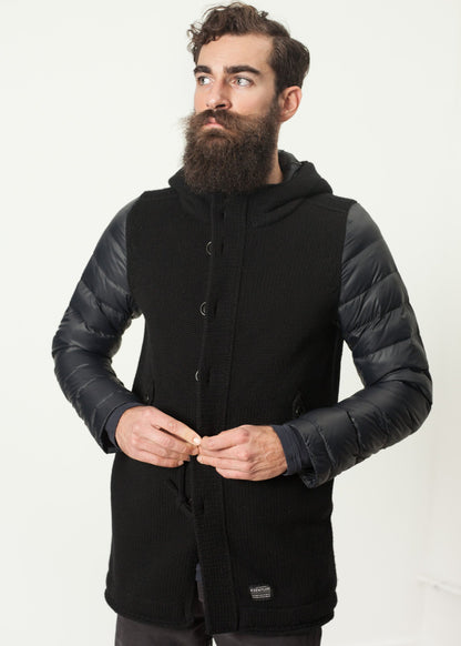 Hooded Parka in Black Esemplare