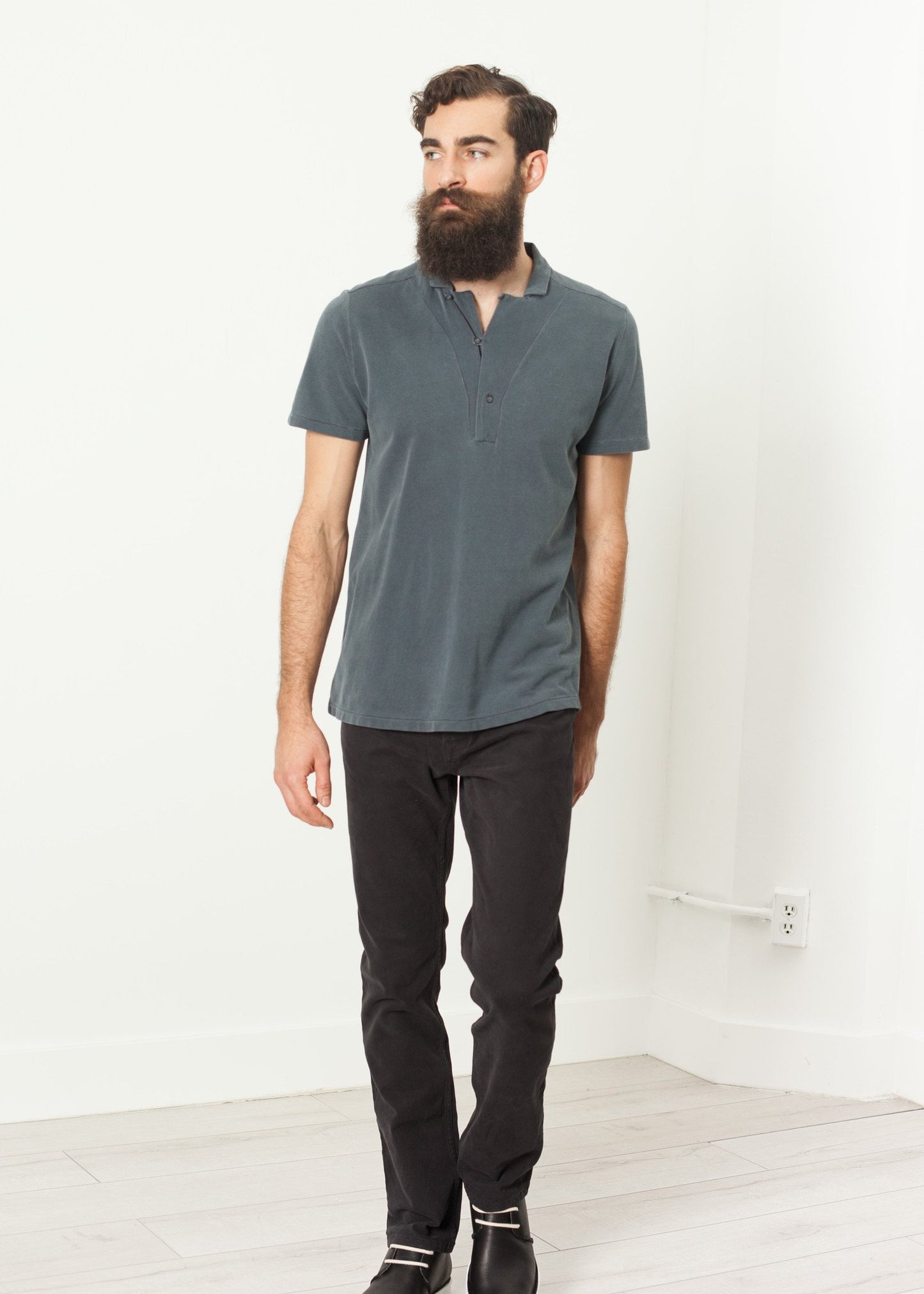 Lio Shirt in Grey Hannes Roether