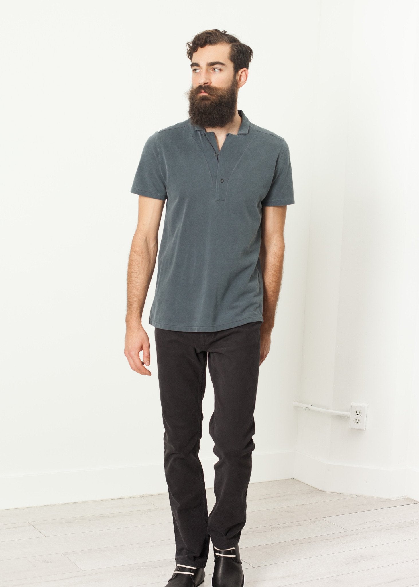 Lio Shirt in Grey Hannes Roether