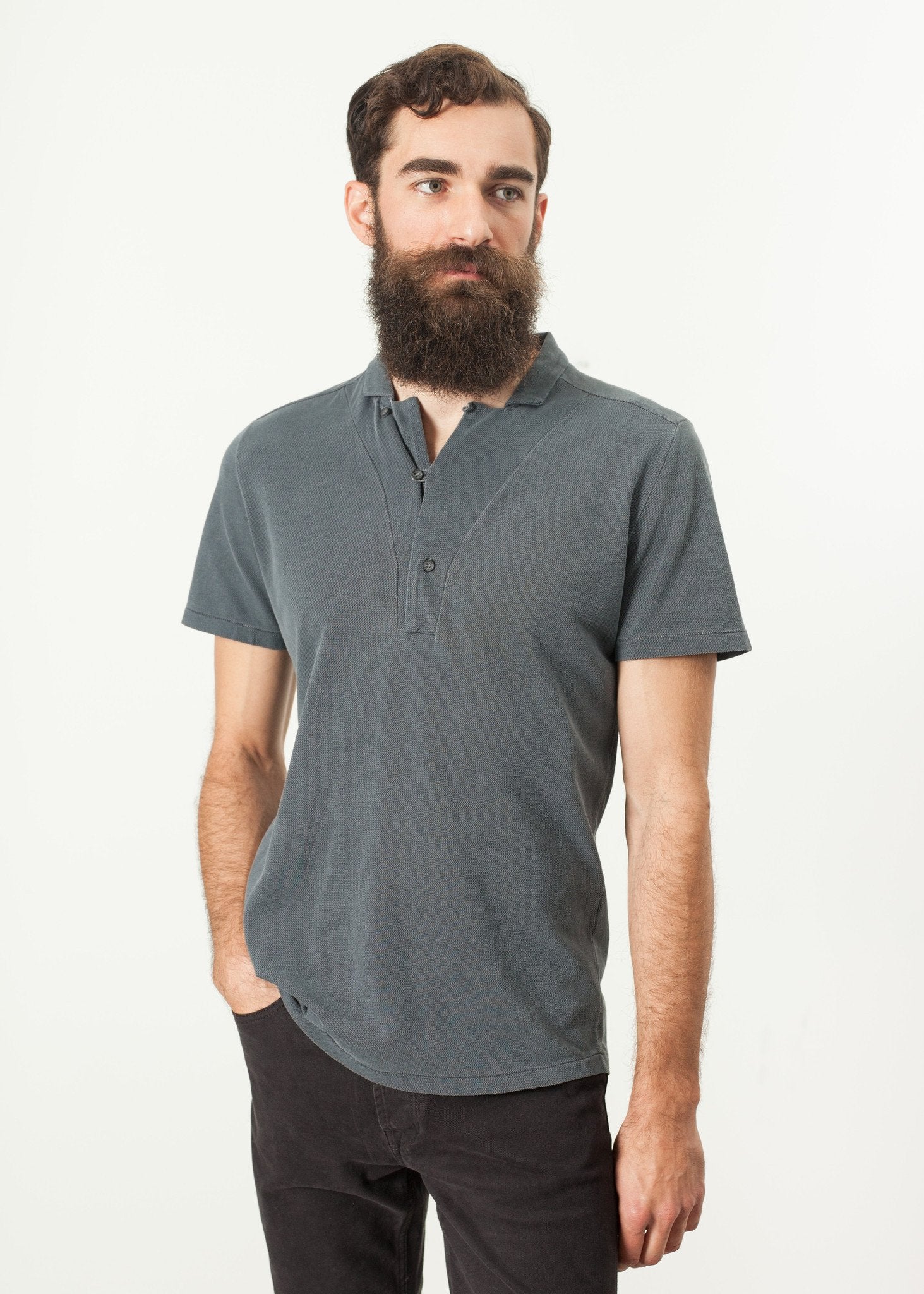 Lio Shirt in Grey Hannes Roether