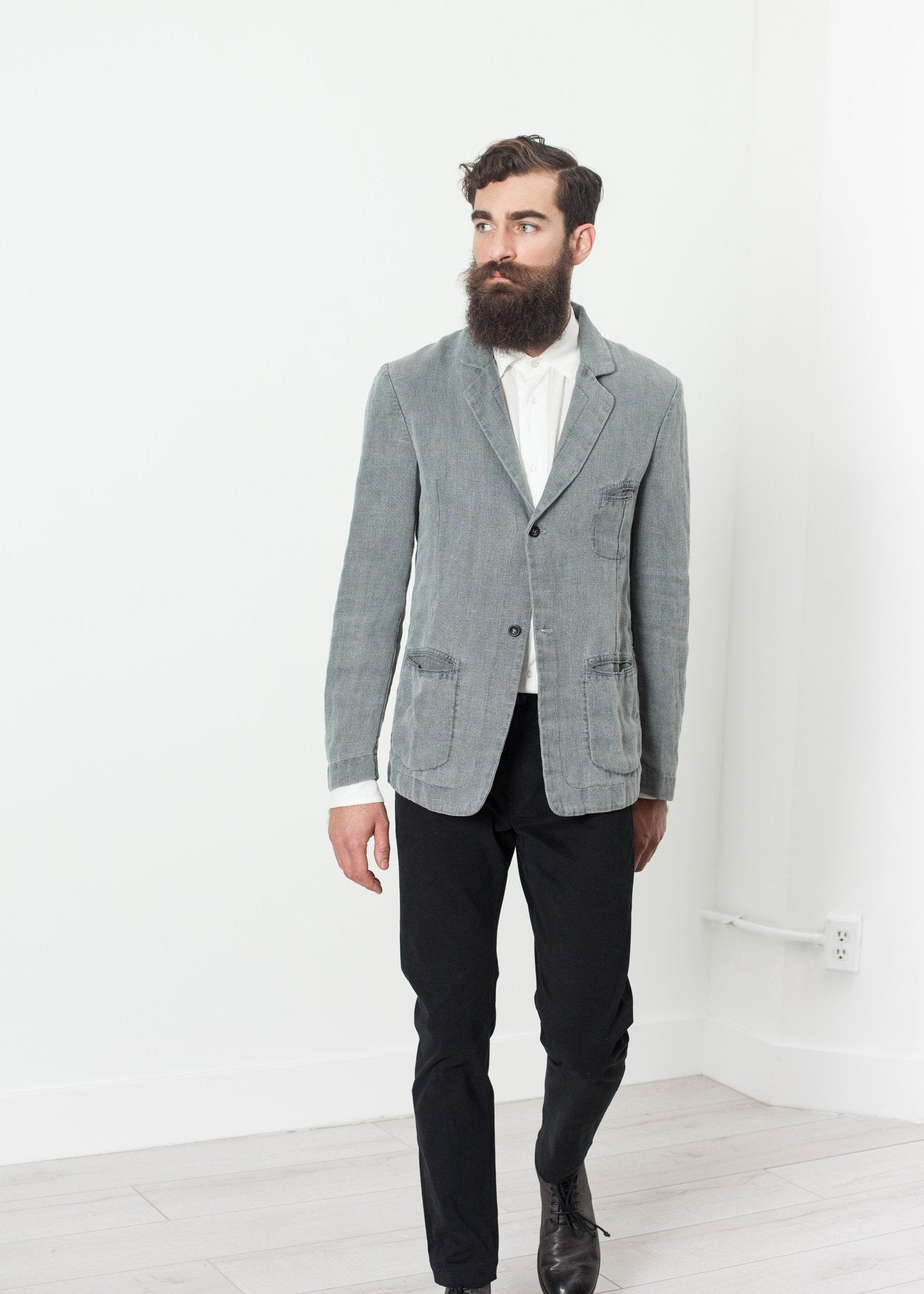 Riga Jacket in Tar Hannes Roether