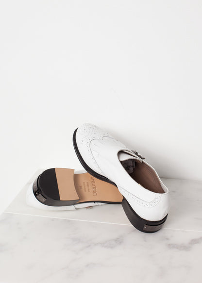 Golf Shoe in White Amelia Toro