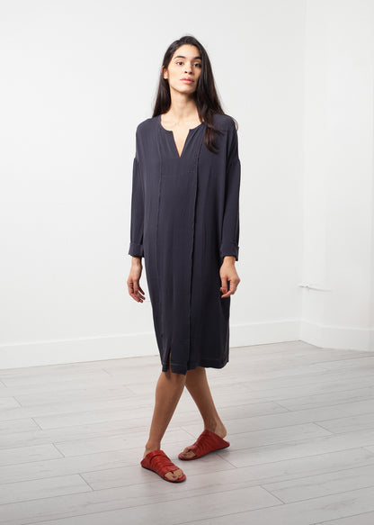 Long Sleeve Silk Dress Kristensen du Nord