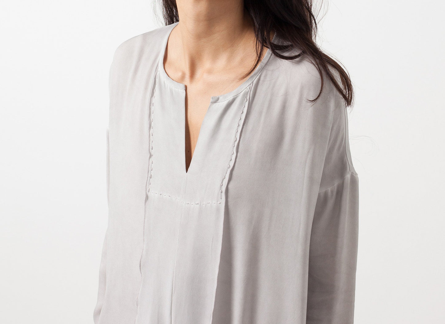 Long Sleeve Silk Dress Kristensen du Nord