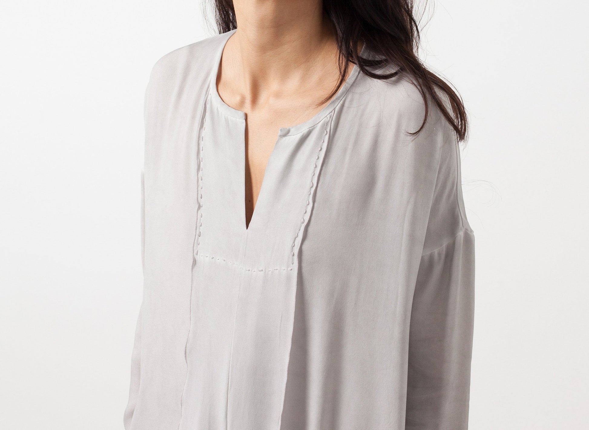 Long Sleeve Silk Dress Kristensen du Nord