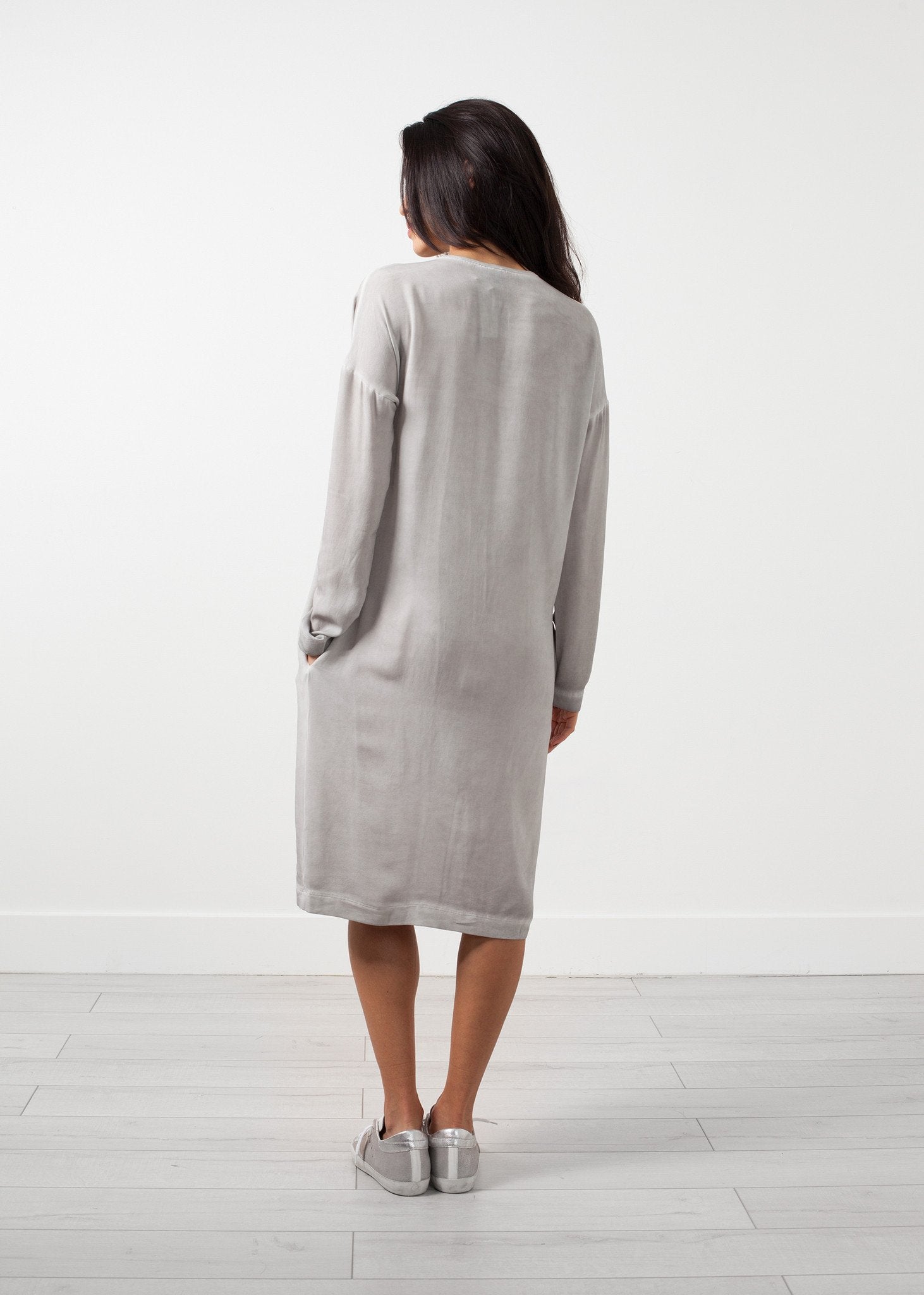 Long Sleeve Silk Dress Kristensen du Nord