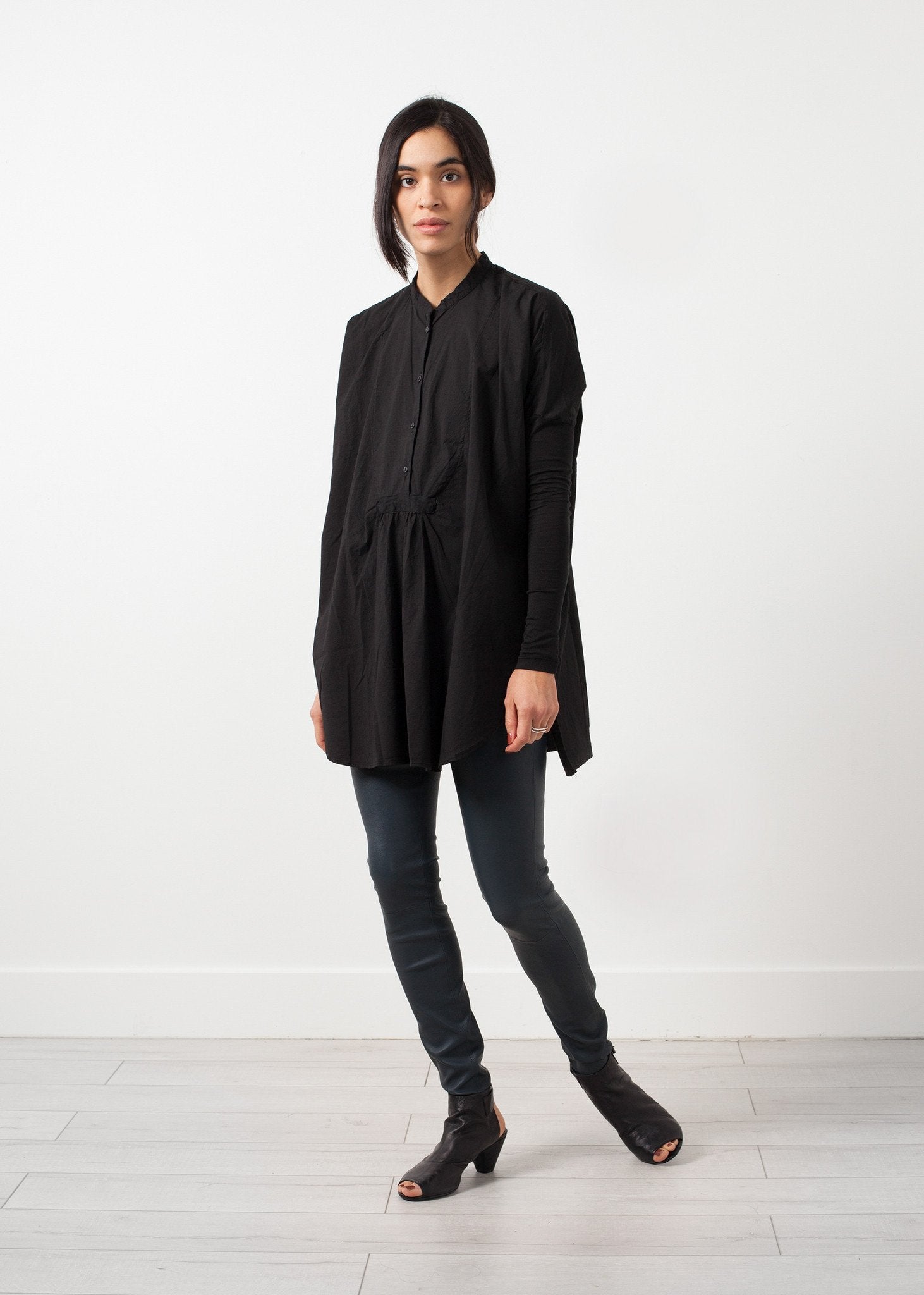 Oversized Bibbed Blouse Kristensen du Nord