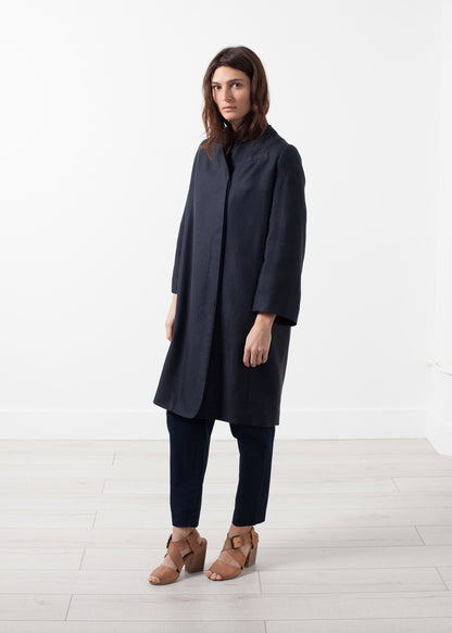 Woven Pleat Back Coat Gianfranco Scotti