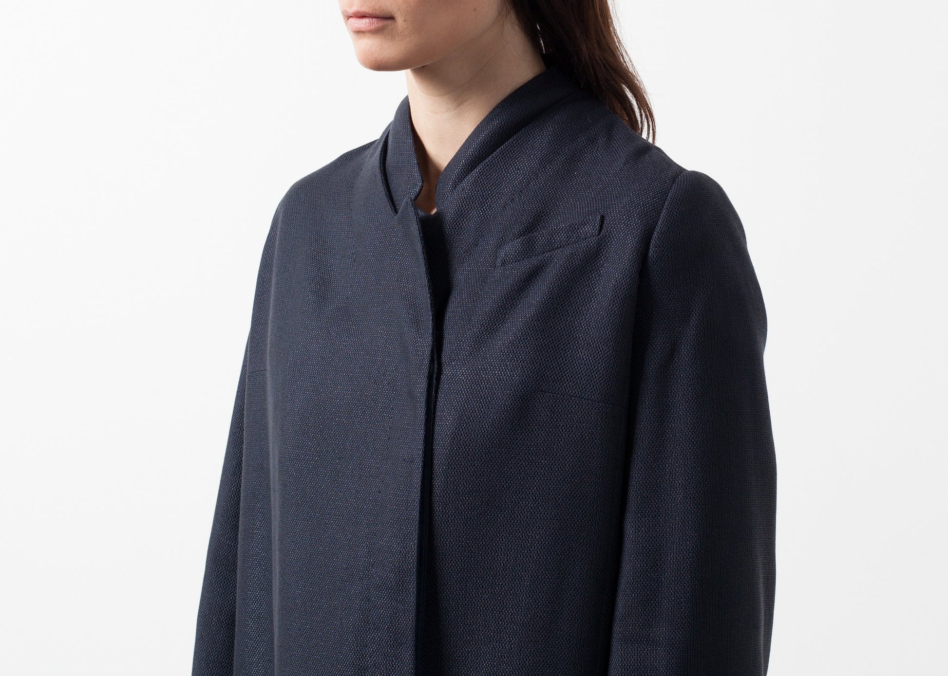 Woven Pleat Back Coat Gianfranco Scotti