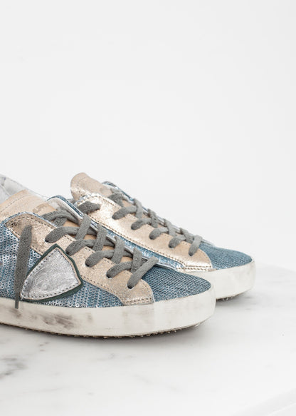 Metallic Sequin Low Top Sneaker Philippe Model