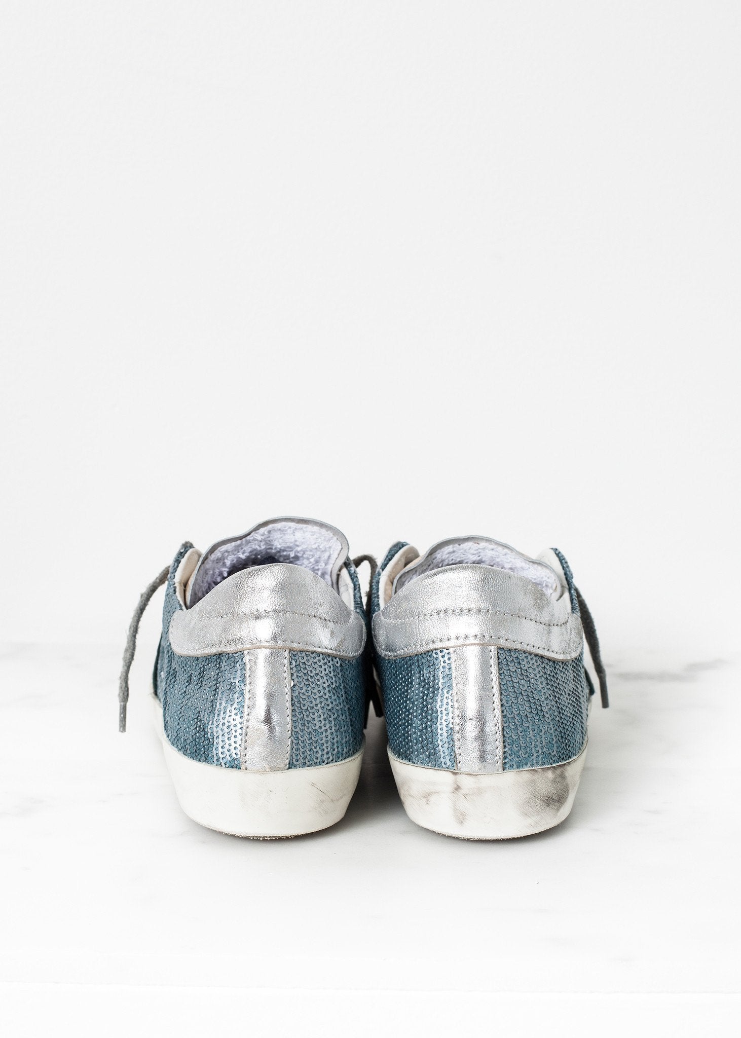 Metallic Sequin Low Top Sneaker Philippe Model