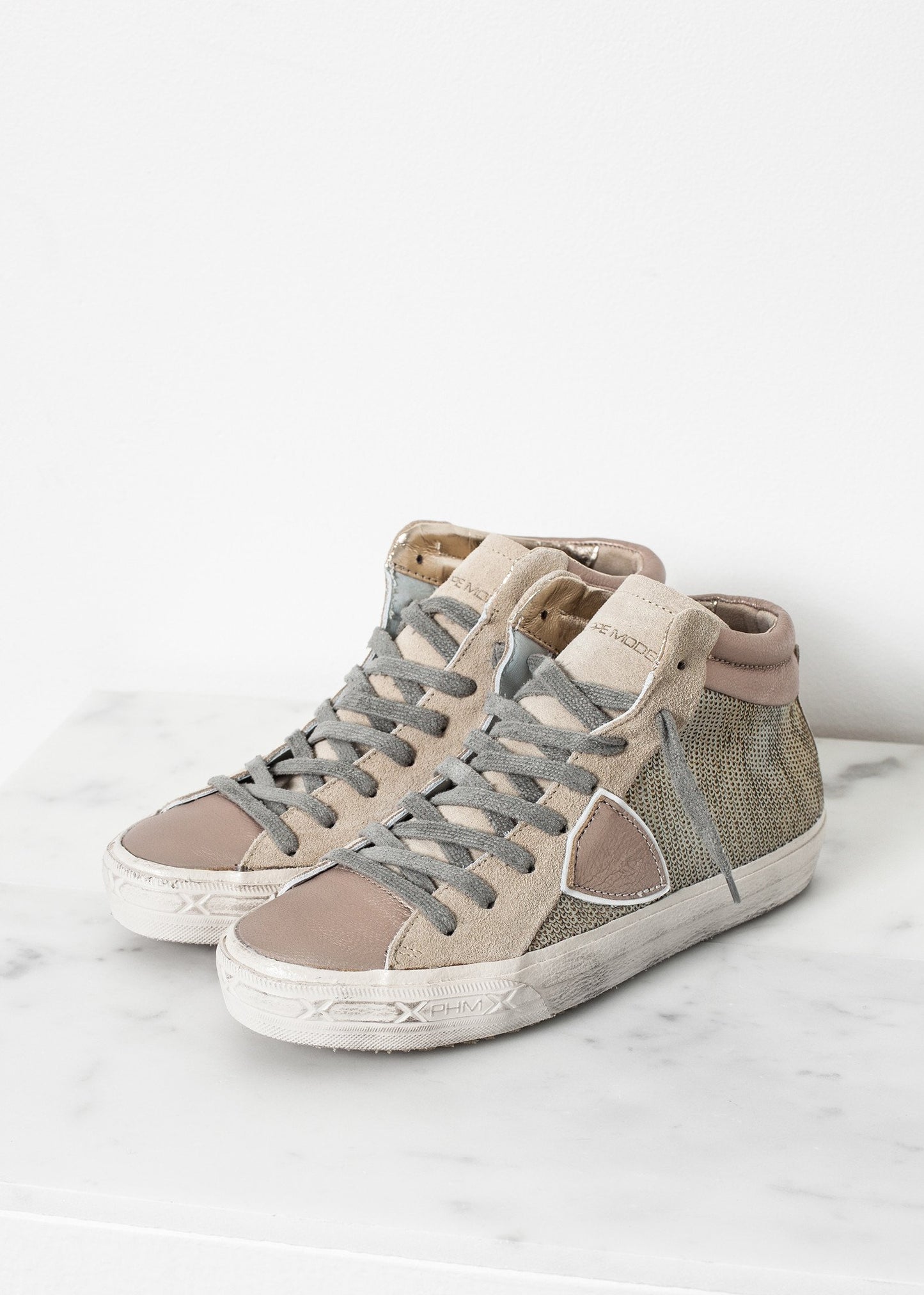 Sequin High Top Sneaker Philippe Model