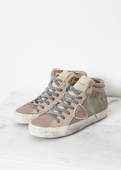 Sequin High Top Sneaker Philippe Model