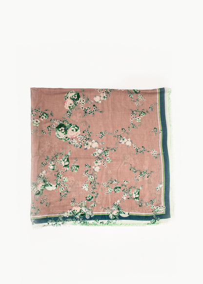 Floral Cashmere Scarf Vassilisa