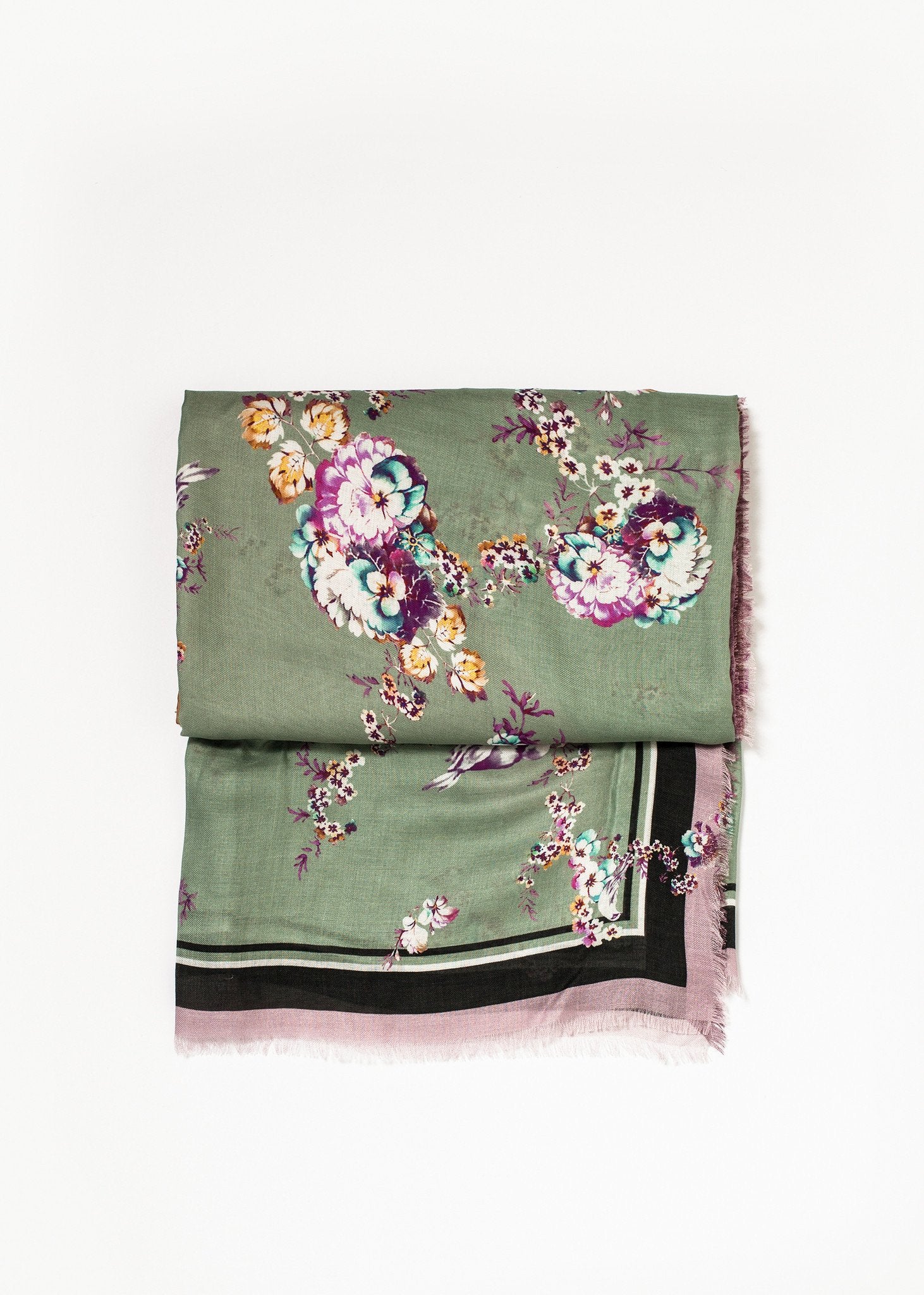 Floral Cashmere Scarf Vassilisa