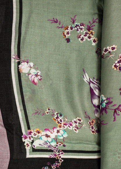 Floral Cashmere Scarf Vassilisa