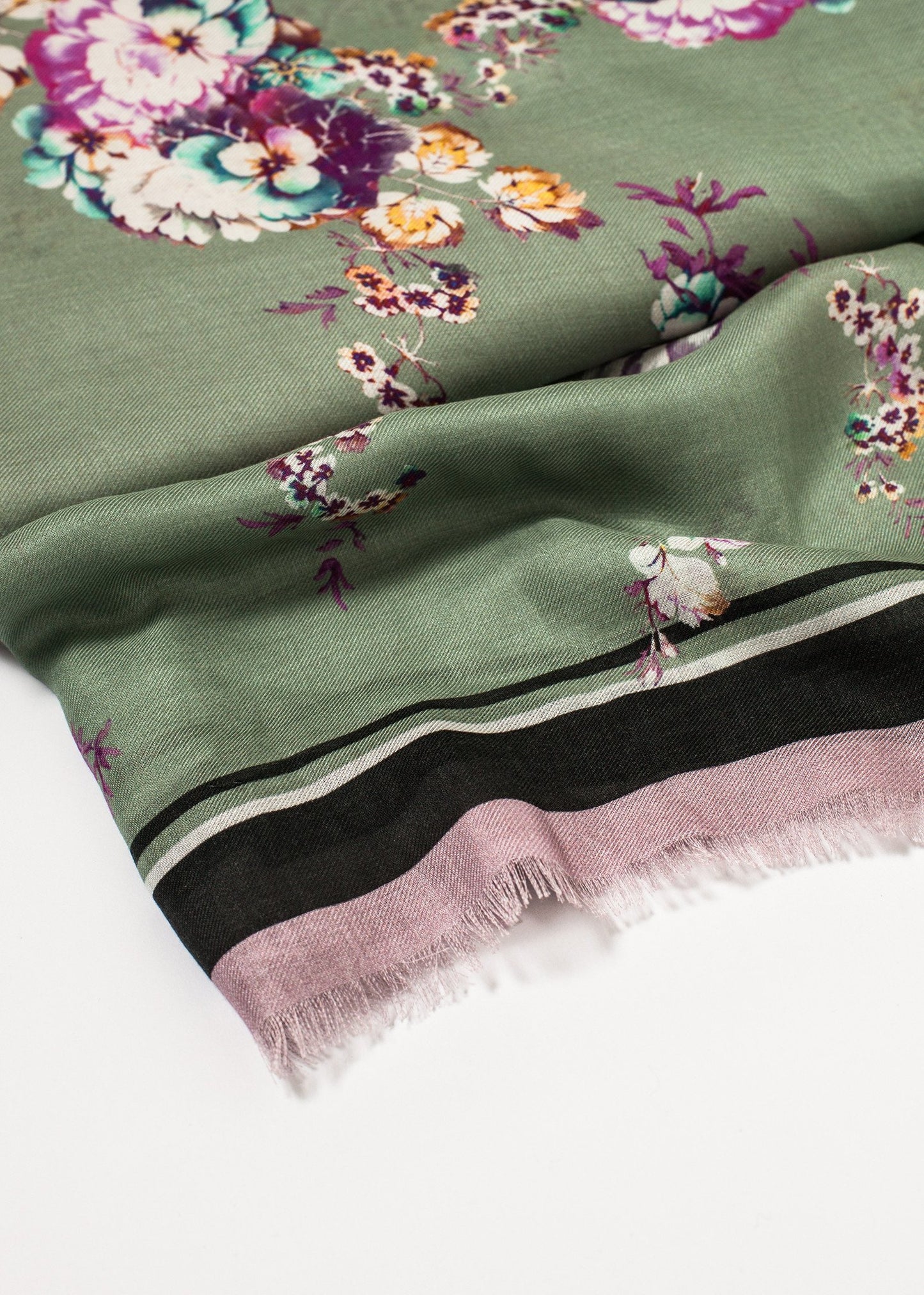 Floral Cashmere Scarf Vassilisa