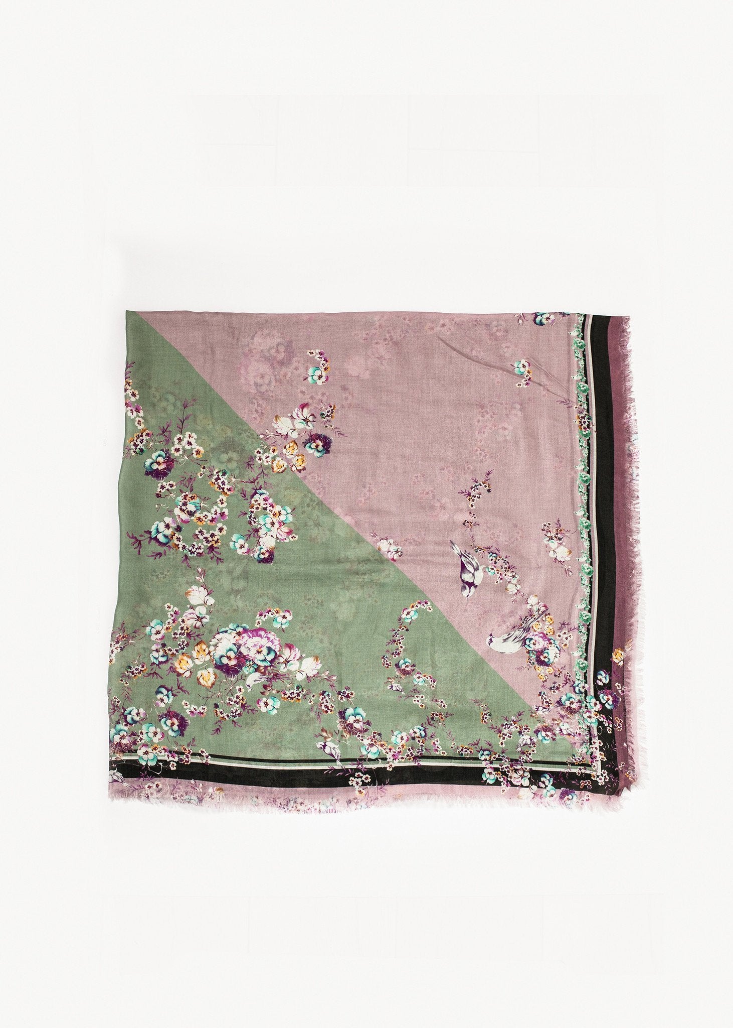 Floral Cashmere Scarf Vassilisa