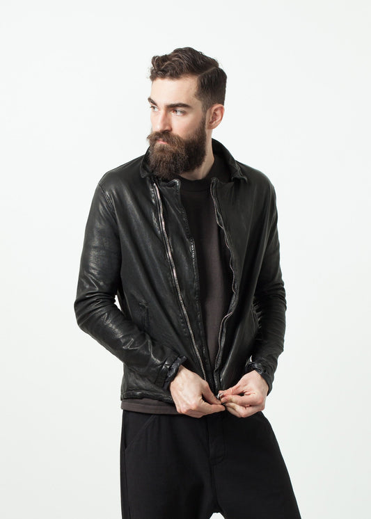 Distressed Motorcycle Jacket Giorgio Brato