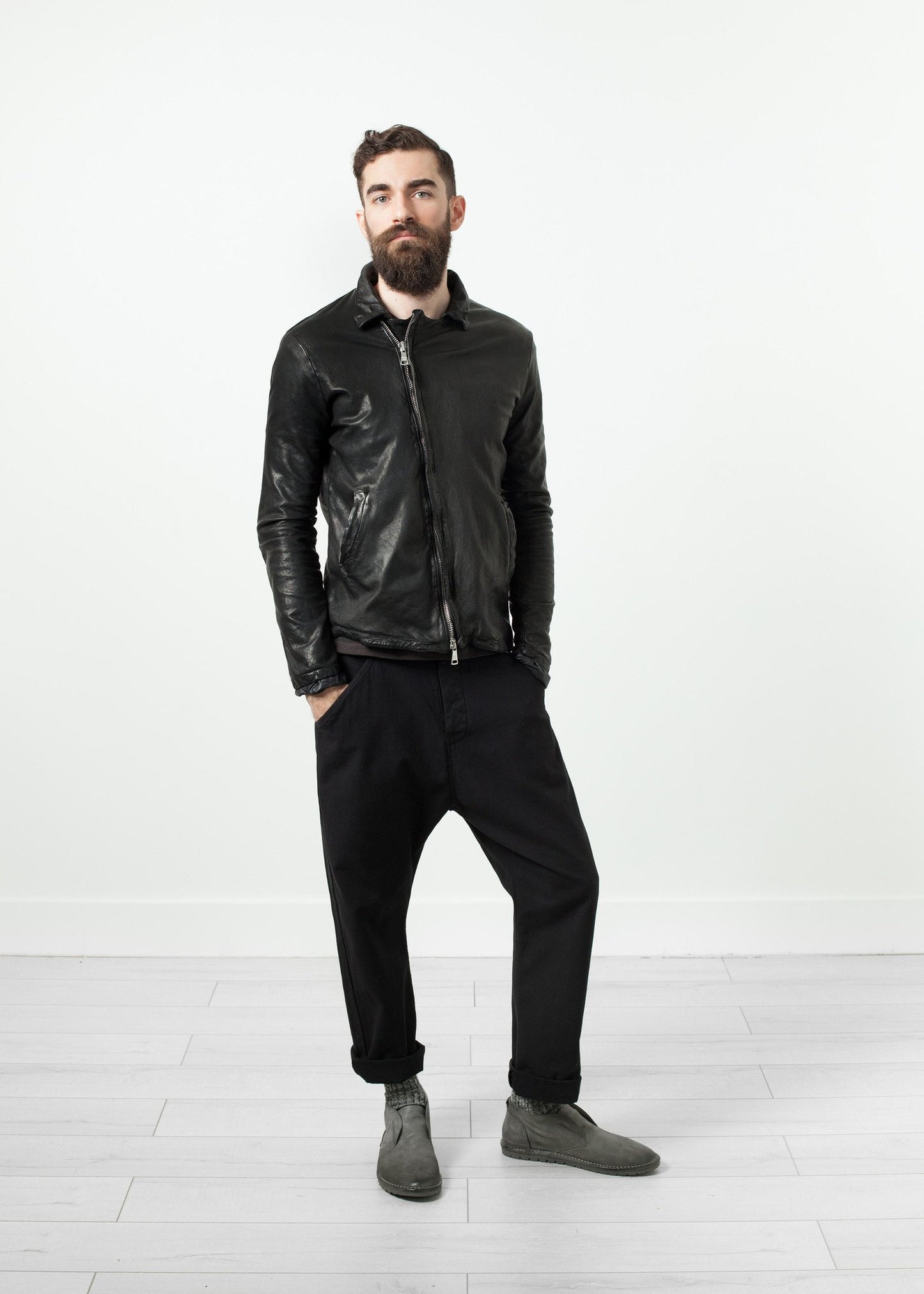Distressed Motorcycle Jacket Giorgio Brato