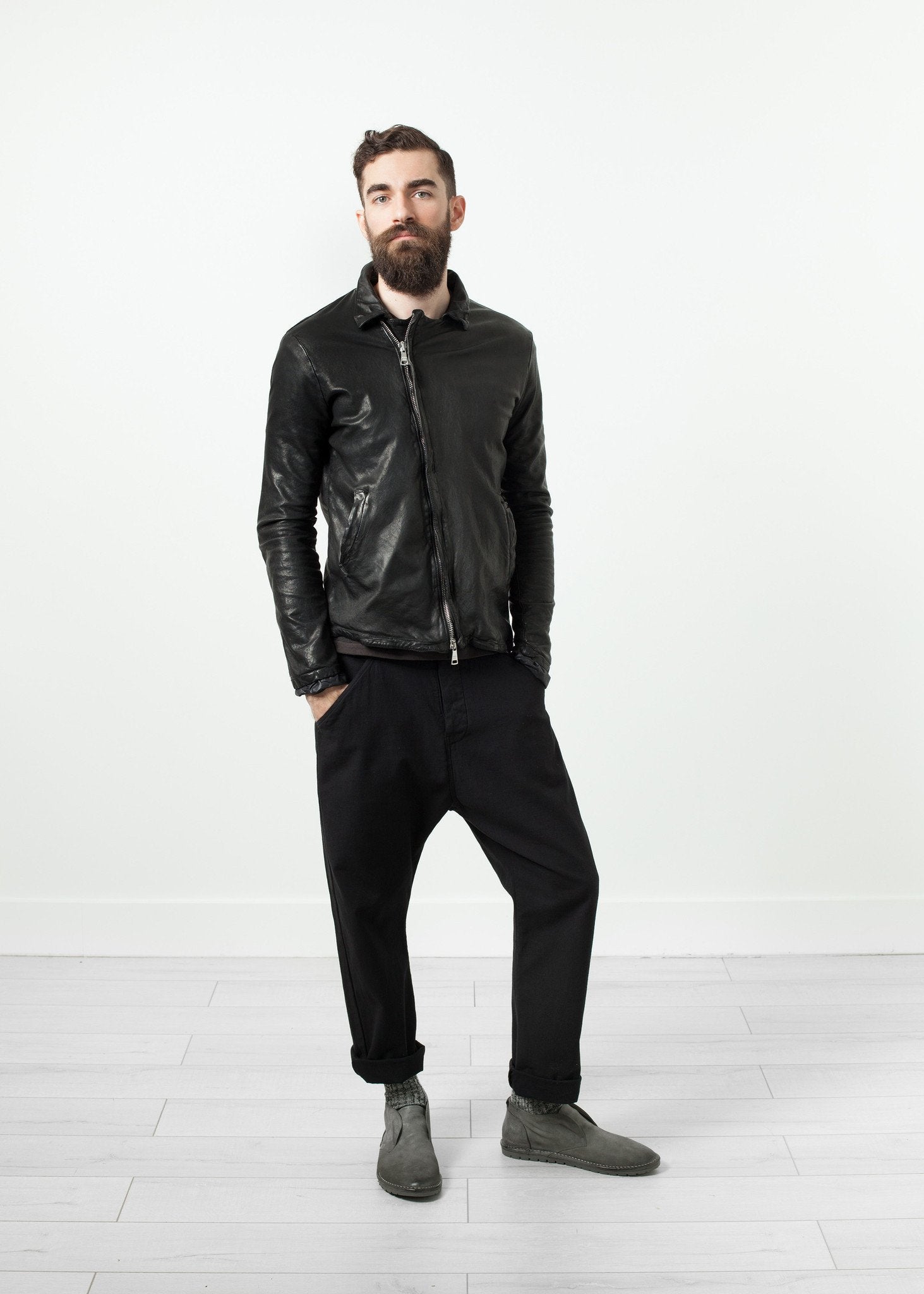 Distressed Motorcycle Jacket Giorgio Brato