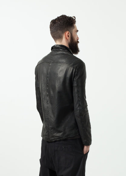 Distressed Motorcycle Jacket Giorgio Brato