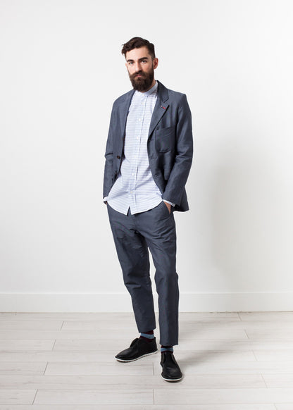 Mandarin Collar Formal Shirt Nigel Cabourn