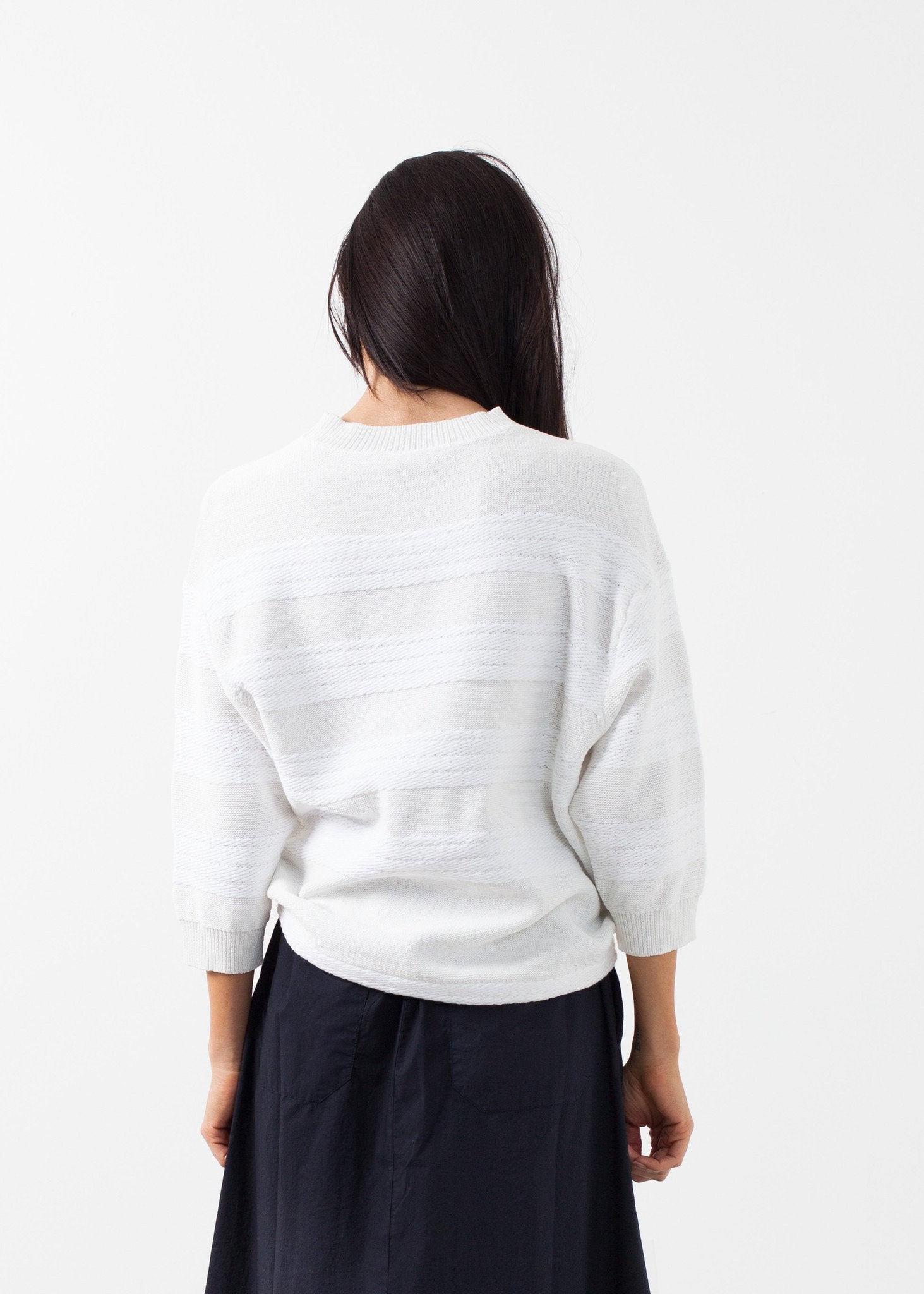 Wide Stripe Sweater Sayaka Davis