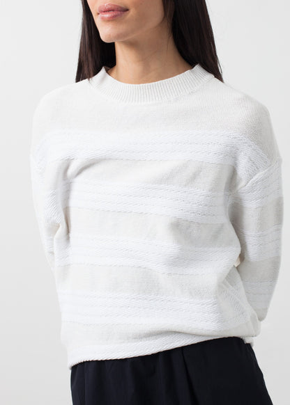 Wide Stripe Sweater Sayaka Davis